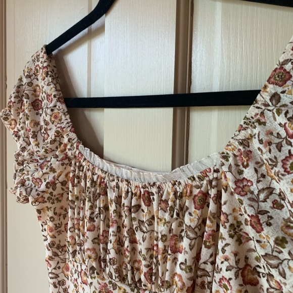 OFF THE SHOULDER DRESS Y2K FLORAL - Picture 2 of 5